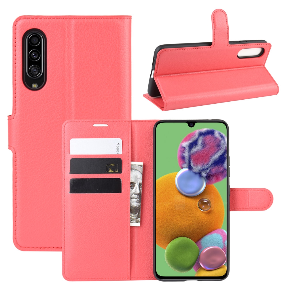 Ốp điện thoại da nắp gập dạng ví đựng thẻ tiện lợi cho Samsung Galaxy A90 5G | BigBuy360 - bigbuy360.vn