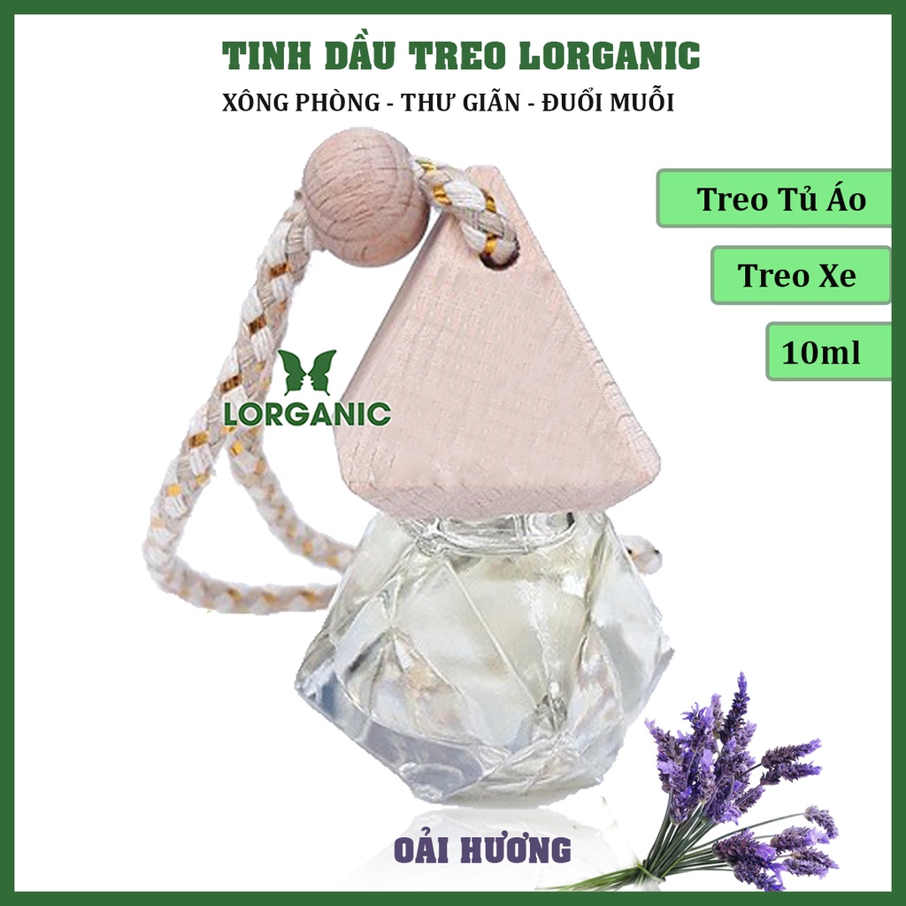 Tinh dầu oải hương nguyên chất Lorganic Lavender 100% Natural Essential Oil 10ml, 50ml