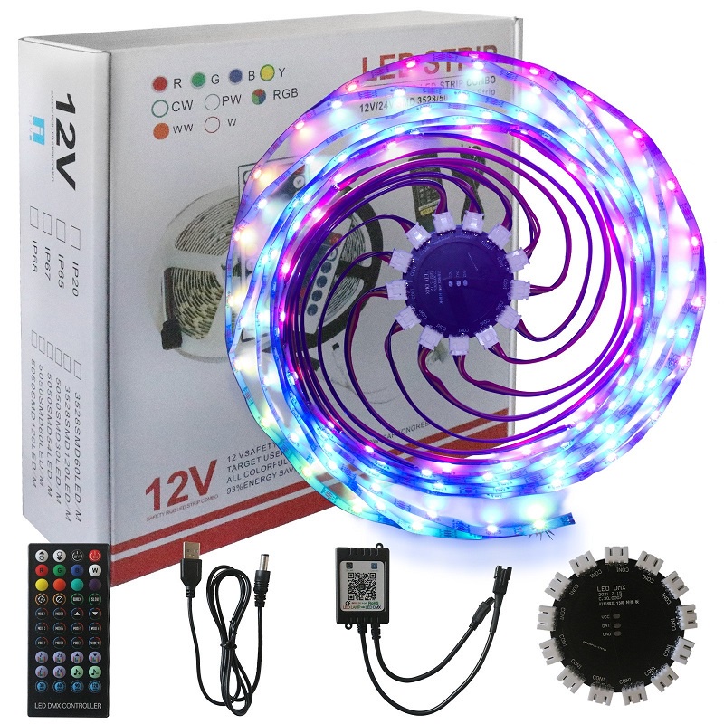 Đèn led pháo hoa ngoài trời, chống nước full size kết nối Bluetooth màu ánh sáng đẹp, hiệu ứng pháo hoa