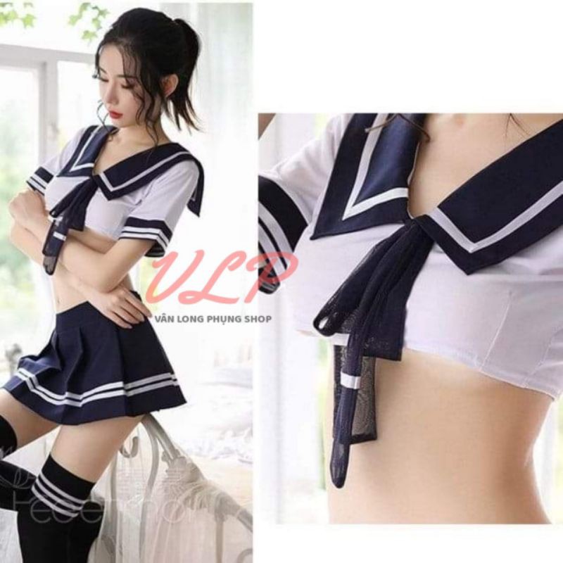 [BIGSIZE 100KG_FREESIZE Có tất]_DN25_Set bộ cosplay nữ sinh trung học | BigBuy360 - bigbuy360.vn