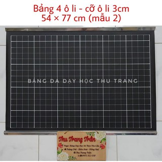 🔥COMBO 12c Bảng 4 ô li - cỡ 3cm - 54×77cm (mẫu 2)