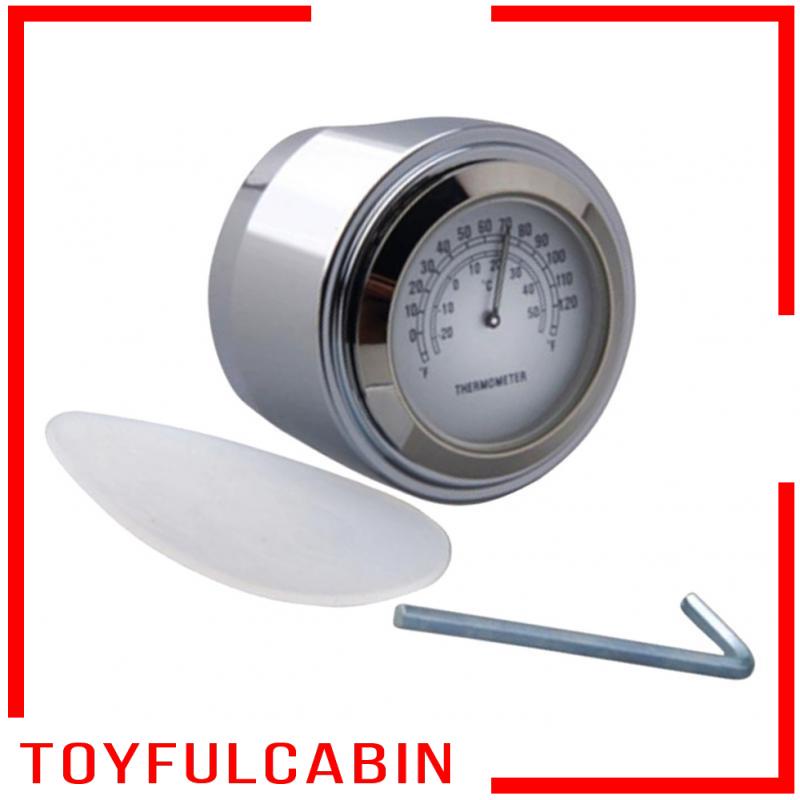 1 Nhiệt Kế Dạ Quang Chống Thấm Nước 7 / 8 &quot;Gắn Tay Lái Xe Máy