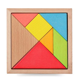Đồ Chơi Xếp Hình Tangram HDY 7 Mảnh Giúp Phát Triển Trí Tuệ Cho Trẻ Em