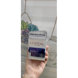 Kem dưỡng da trắng mượt đều màu ban ngày L’Oreal Paris White Perfect Day Cream SPF17 PA++ 20ml
