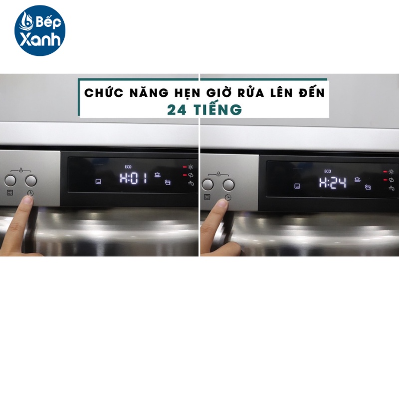 [FREESHIP HCM] Máy Rửa Chén Độc Lập Ecalite EDW-SMS6015AS - Màu Bạc