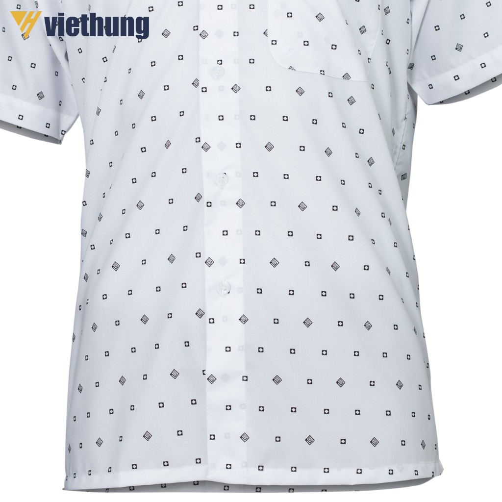 Áo Sơ Mi Nam Ngắn Tay Form Rộng Vải Kate Không Nhăn Thoáng Mát Sơ Mi Dáng Suông VIỆT HƯNG Họa Tiết | BigBuy360 - bigbuy360.vn