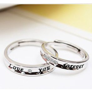 Nhẫn Cặp Nam, Nữ Phong Cách Hàn Quốc NC129