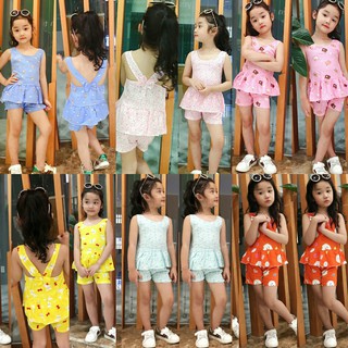 COMBO 5 bộ lanh thái váy hàng đẹp cho bé