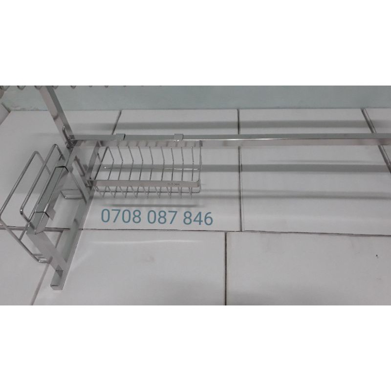 Kệ đa năng trên bồn chén Inox 304, kệ chén đa năng inox 304