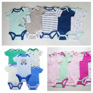 Set 5 bộ body suit. Body chip Leliti cho bé