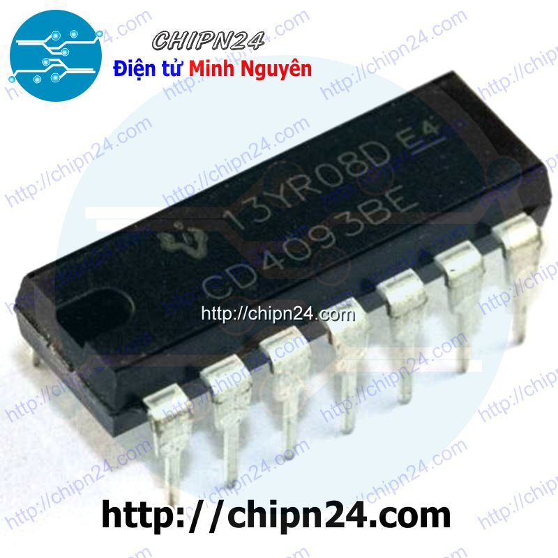 [3 CON] IC CD4093 DIP-14 (CD4093BE 4093)