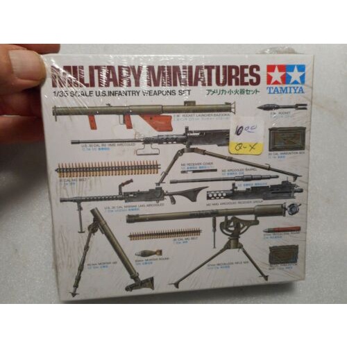 MÔ HÌNH BỘ HỎA LỰC QUÂN SỰ (CỠ NHỎ) CỦA MỸ 1/35 SCALE U.S. INFANTRY WEAPONS 35121 TAMIYA