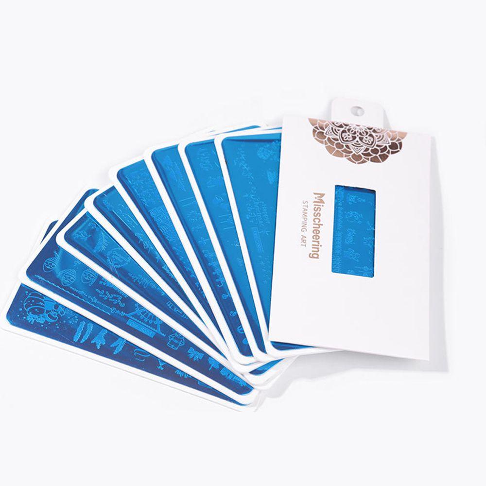 1 Tấm Khuôn Dập Móng Tay Chủ Đề Giáng Sinh