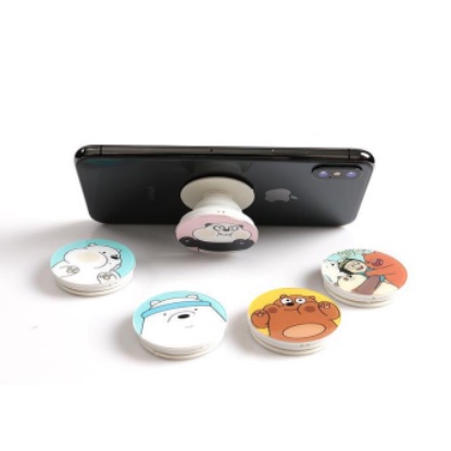 Pop iring giá đỡ điện thoại in hình ngẫu nhiên