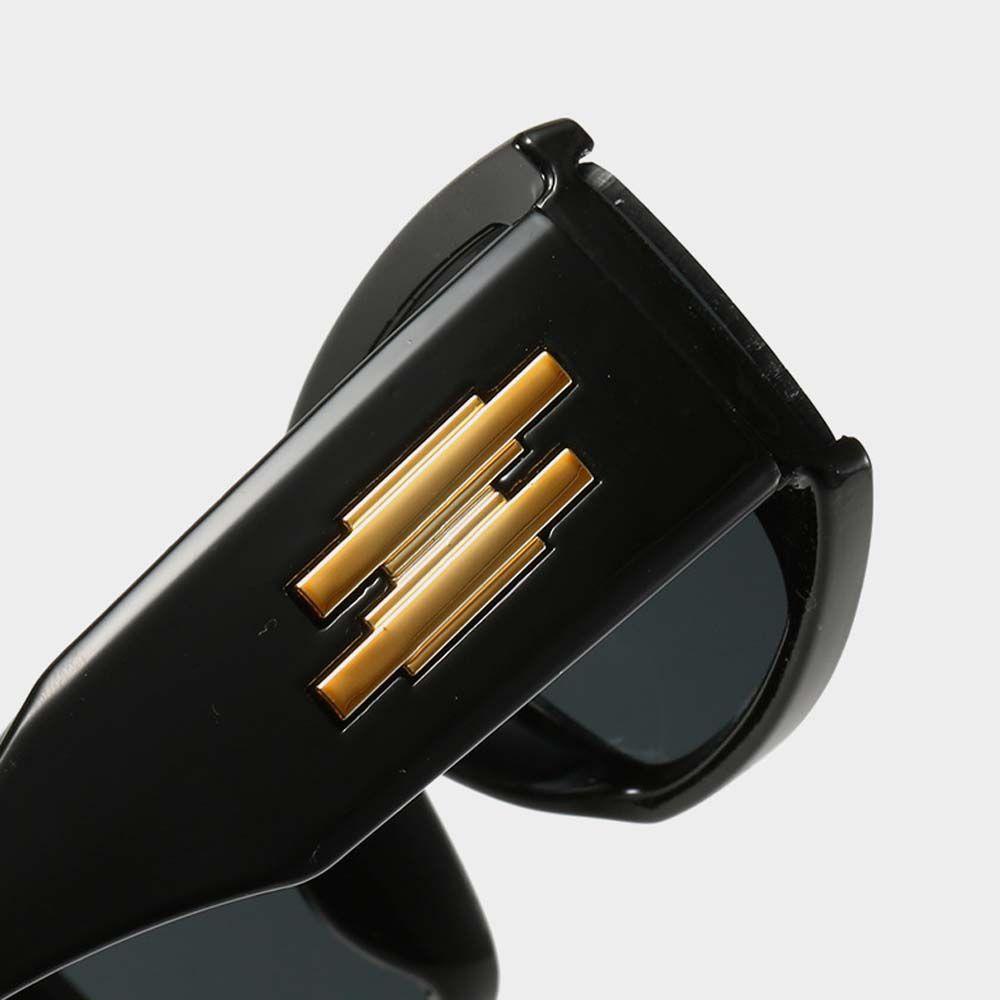 Kính Mát Hình Chữ Nhật Trong Suốt Chống Tia UV400 Chống Phản Quang Phong Cách Âu Mỹ