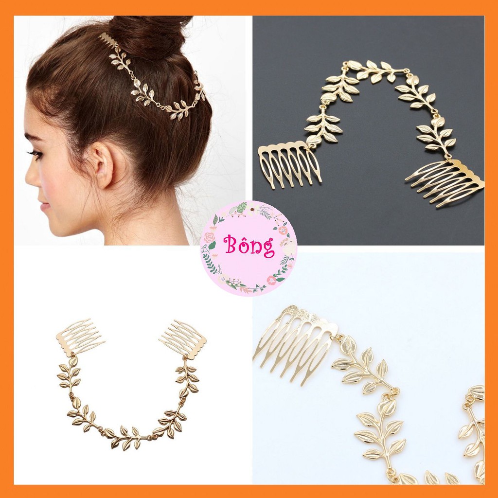 Cài tóc thời trang Hàn Quốc hình lá