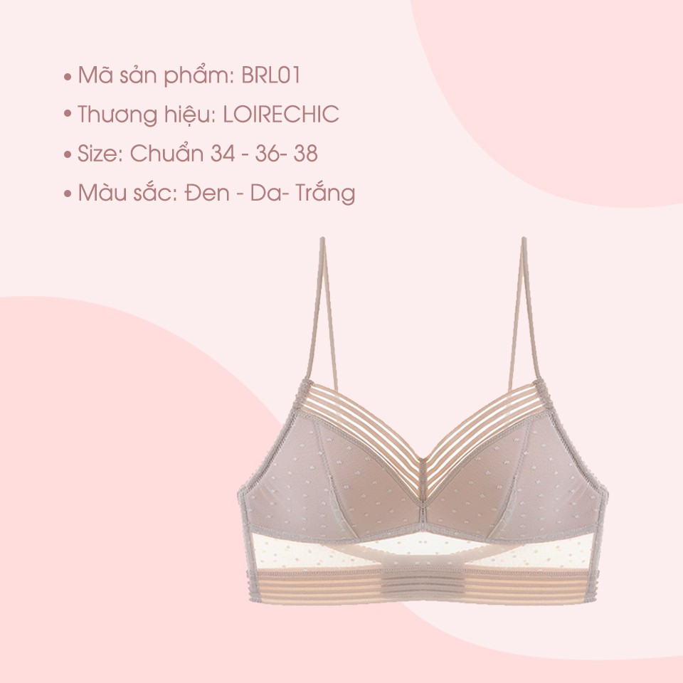 Áo Bralette Chữ U mặc đầm hở lưng LOIRE BRL01