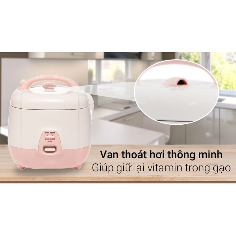 Nồi cơm điện Cuckoo CR-0632 1.0L  ( hàng Hàn Quốc nồi cơ  , hàng cao cấp , sang trọng , thiết kế  đẹp , giá rẻ )