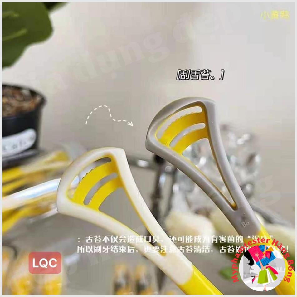 (SIÊU HOT) Bàn chải Vịt vàng G.DUCK kèm cạo lưỡi 2in1 (1 chiếc)