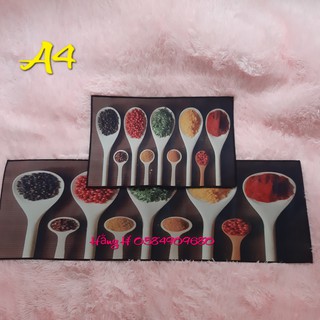 THẢM BẾP 3D CAO CẤP (Hình Thật)