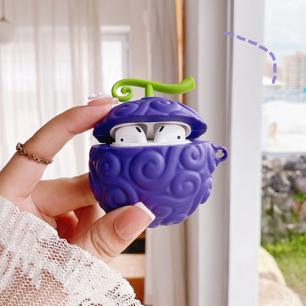 Ốp Hộp Đựng Tai Nghe Nhét Tai Hình Trái Cây Cho compatible AirPods 3S Plus compatible AirPods 2 2021