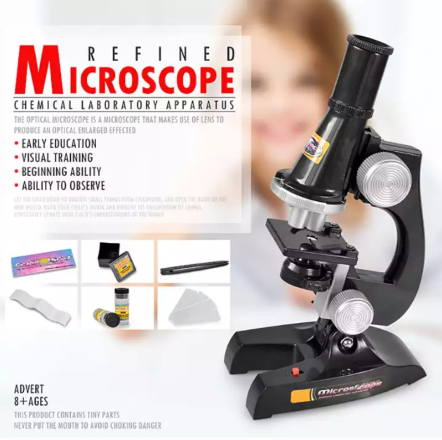 KÍNH HIỂN VI TRẺ EM MICROSCOPE ĐỒ CHƠI SÁNG TẠO GIÁO DỤC