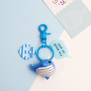 Móc Khóa Hình Cá Heo Dễ Thương