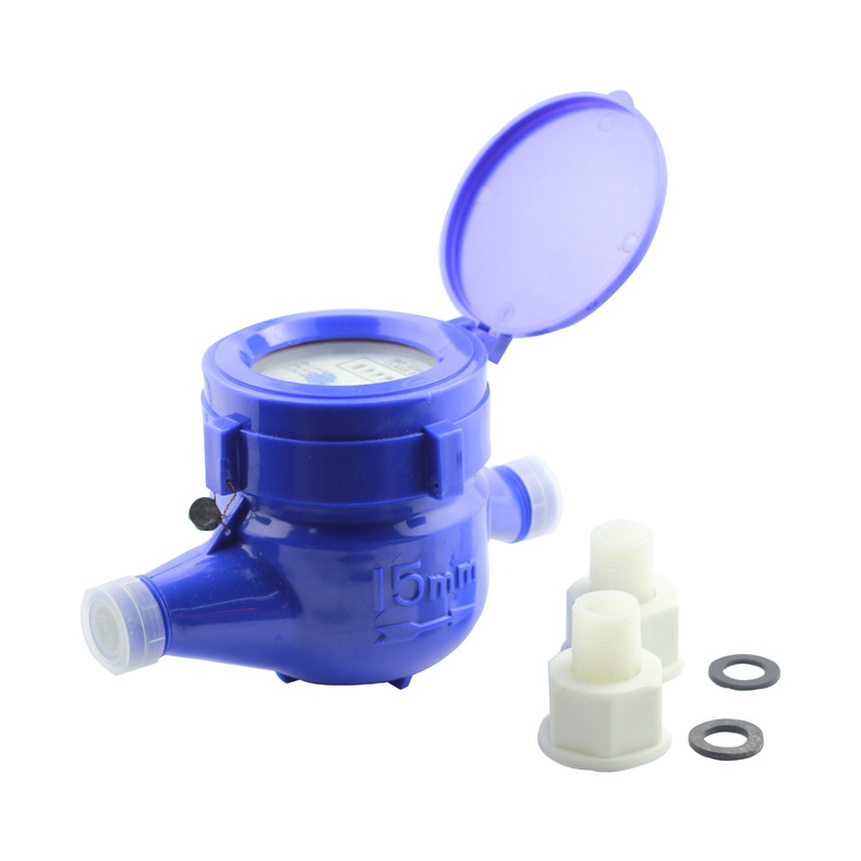 Đồng Hồ Nước, Công Tơ Nước Nhựa Xanh siêu bền đẹp DN15, tiện dụng sử dụng cho hộ gia đình, phòng trọ - QM.PK111