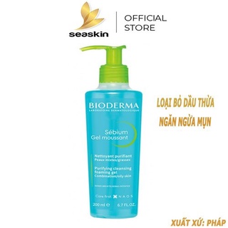 Sữa rửa mặt cho da mụn Bioderma Sebium Gel Moussant 200ml