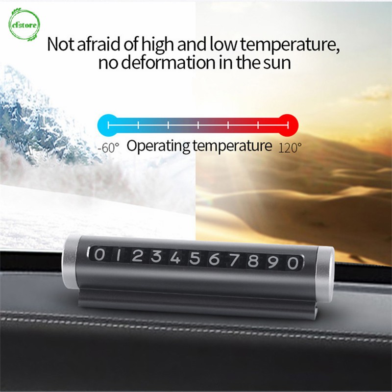 Bảng đỗ xe tạm thời chất liệu bằng nhôm tiện lợi cho xe hơi chất lượng cao