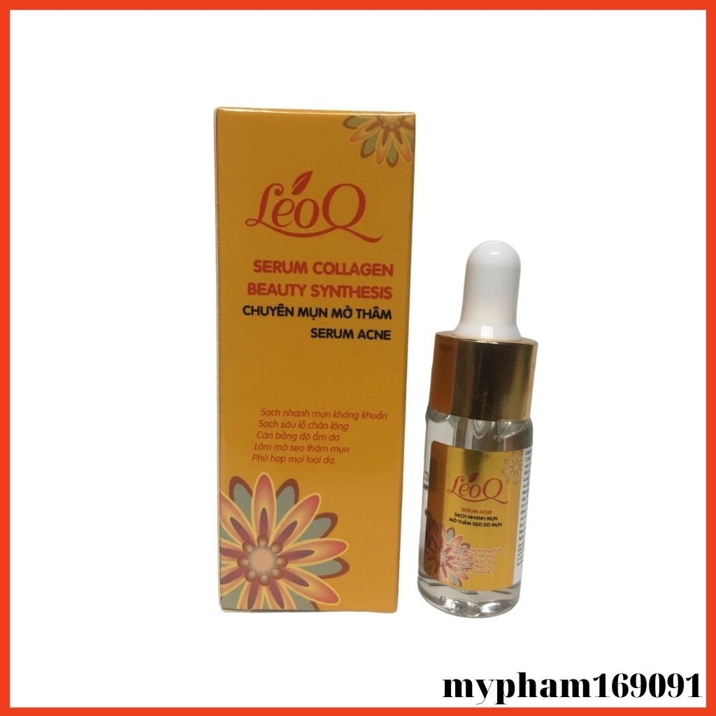 Serum Giảm Mụn, Mờ Thâm Mụn Dưỡng Ẩm Dưỡng Trắng Da LeoQ 10ml