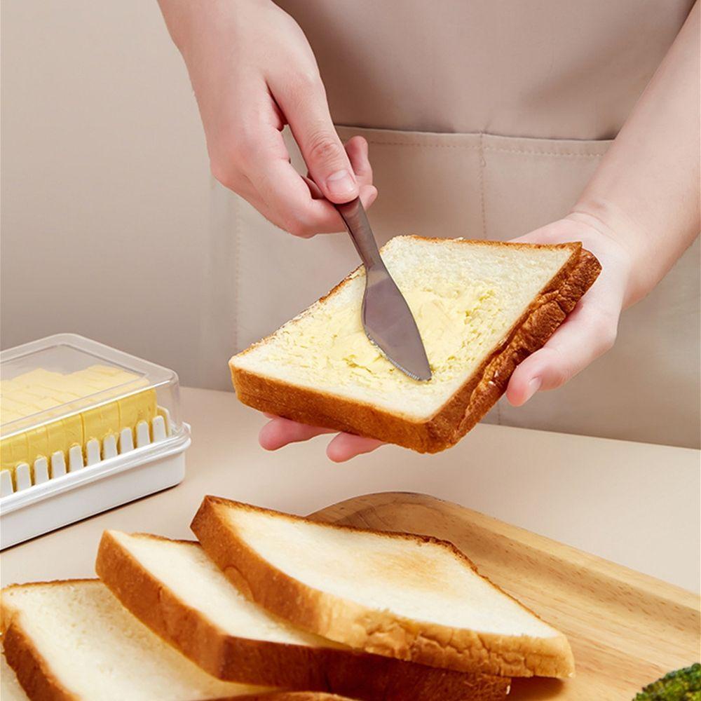 LEISURE Hộp Đựng Bơ Phô Mai Có Nắp Chất Liệu Thân Thiện Với Môi Trường