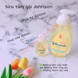 [MẪU MỚI] Sữa Tắm gội Johnson's Baby Dịu Nhẹ 500ml