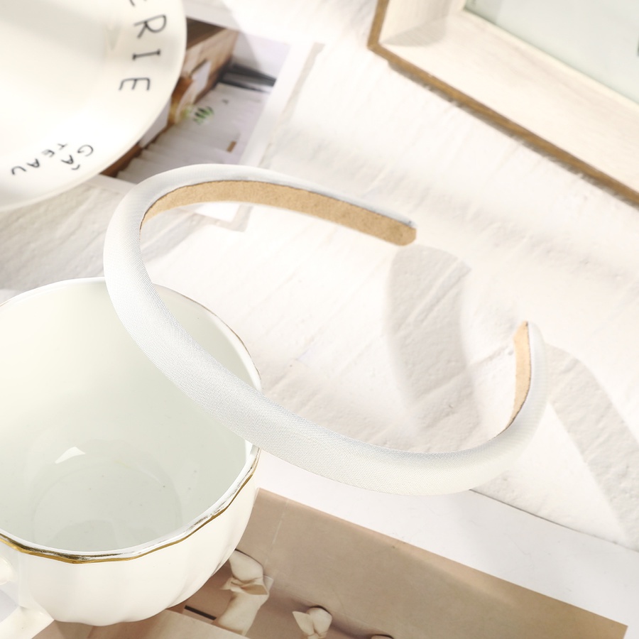 Băng Đô Cài Tóc Bằng Xốp Màu Trơn Phong Cách Hàn Quốc Thời Trang Cho Nữ