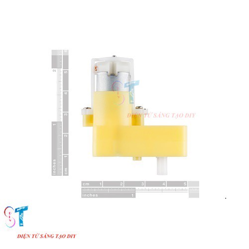 ĐỘNG CƠ GIẢM TỐC MÀU VÀNG 3-6V CHỮ L