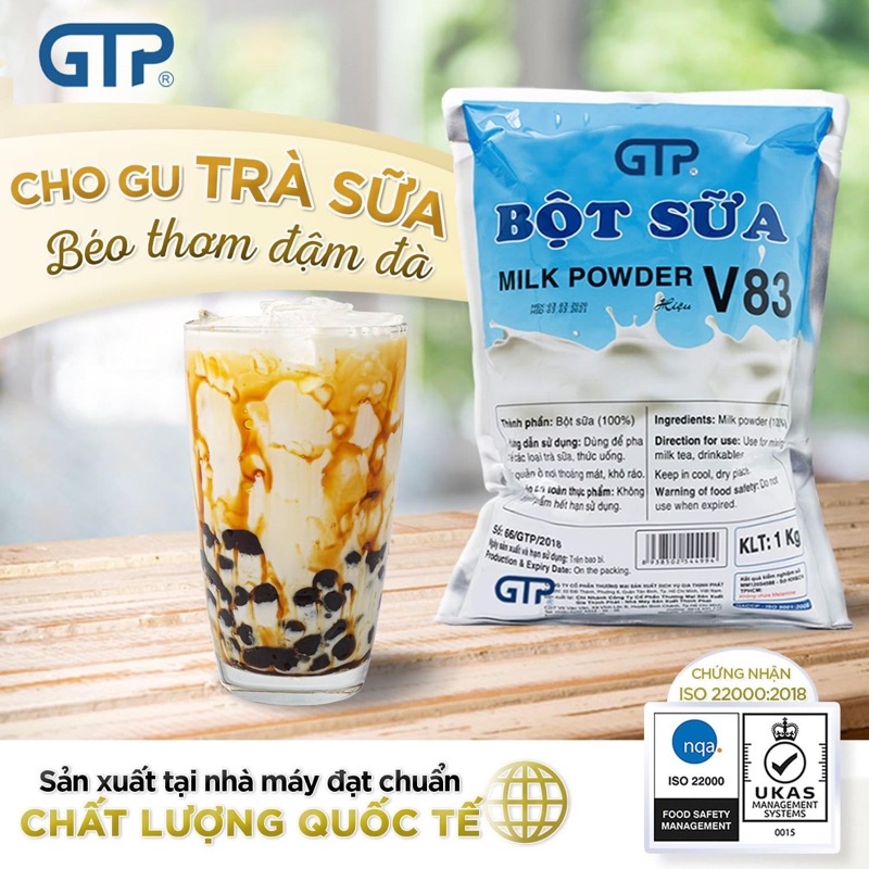 Bột Pha Trà Sữa GTP V83 1kg