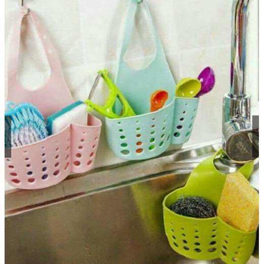 Giỏ đựng đồ rửa bát tiện ích xanh hồng