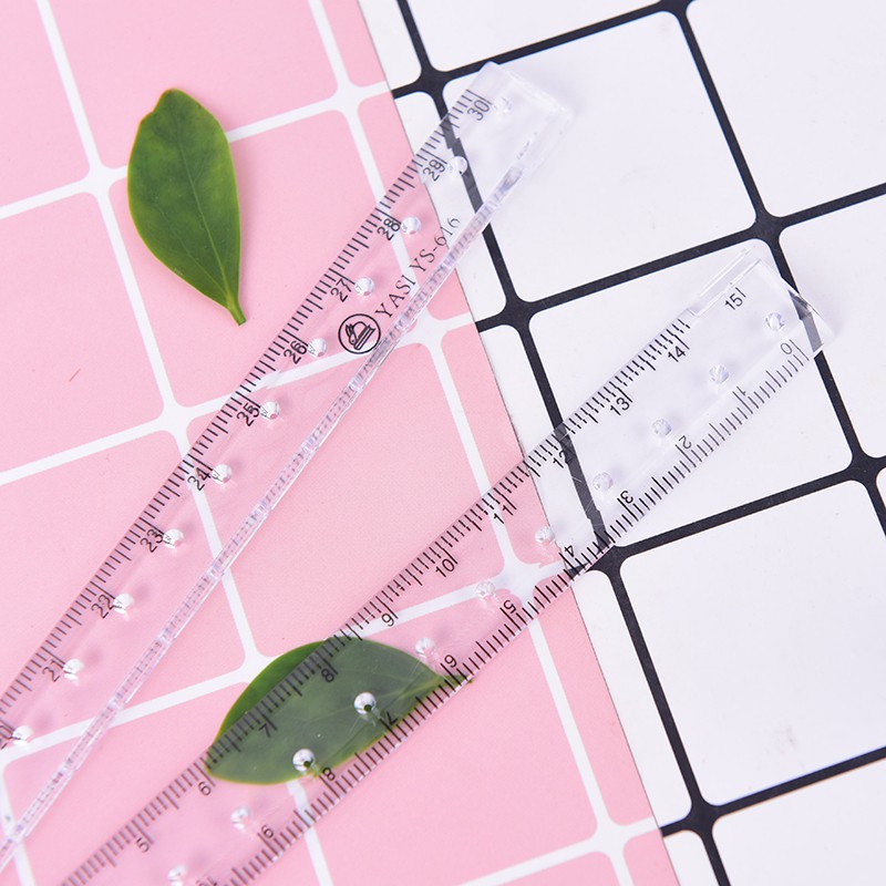 Thước Nhựa Acrylic 30cm Có Thể Gấp Gọn Tiện Dụng