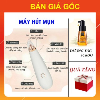 Máy Hút Mụn Cám Đầu Đen Cầm Tay Black Head [COMBO TẶNG KÈM] Chai Xịt Dưỡng Tóc Jckoo GIÁ SỈ, Máy Hút Bã Nhờn Mũi Spa