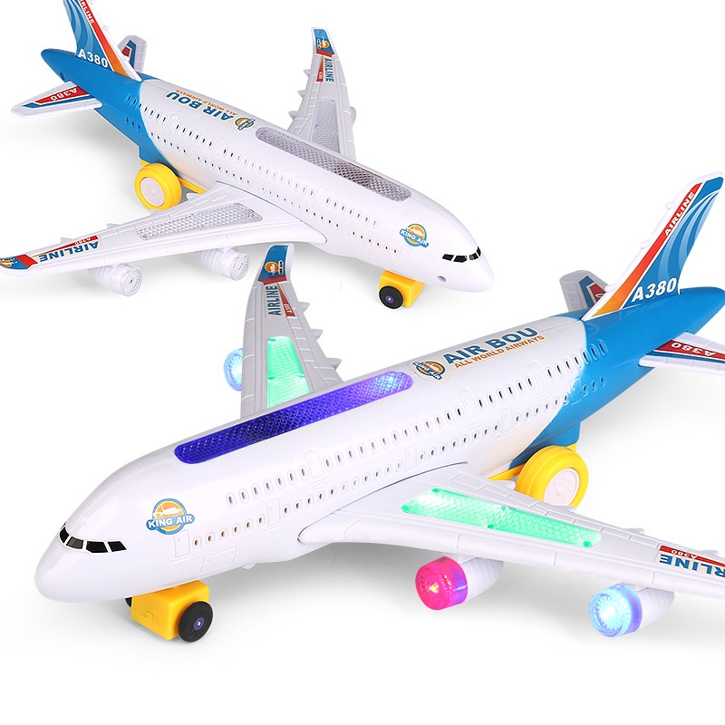 Máy Bay Điện Tử Có Nhạc Và Đèn Mô Hình Đồ Chơi MY00265 Thông Dụng Cho Trẻ Em