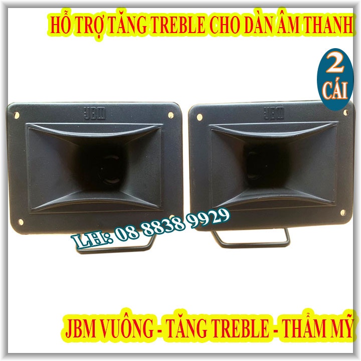 CẶP LOA SIÊU TREBLE THẠCH ANH VUÔNG JBM 10CM - GIÁ 2 CHIẾC