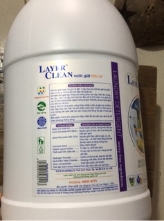 Nước giặt máy Layer Clean 5L (hương gió biển)