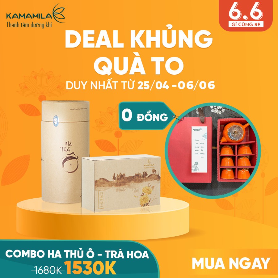 Hà thủ ô CAO CẤP Kamamila giảm tóc bạc, rụng tóc, tăng cường nội tiết tố - Hộp 60 viên và Hộp 30 viên