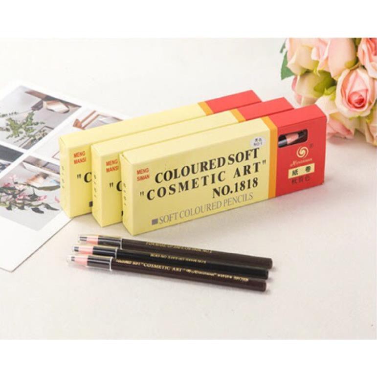 🎄🎉 Hộp 12 cây chì xé kẻ mày chuyên nghiệp loại tốt