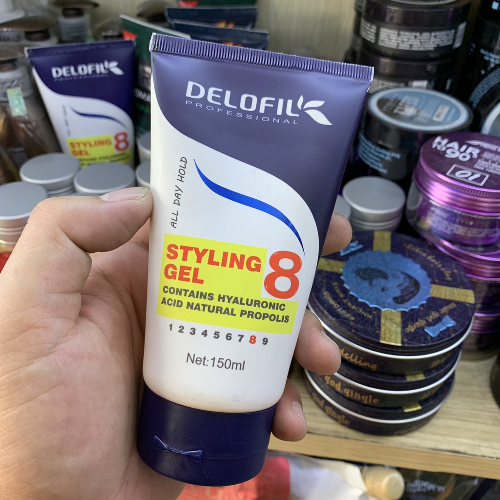 Gel vuốt tóc cao cấp Delofil Styling Gel 150ml