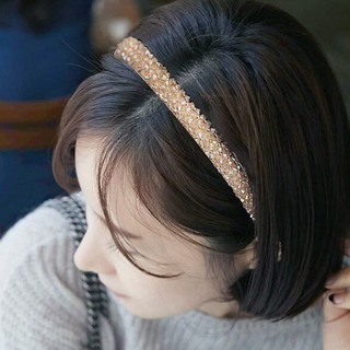 Băng đô cài tóc cho nữ có đính hạt đá lấp lánh