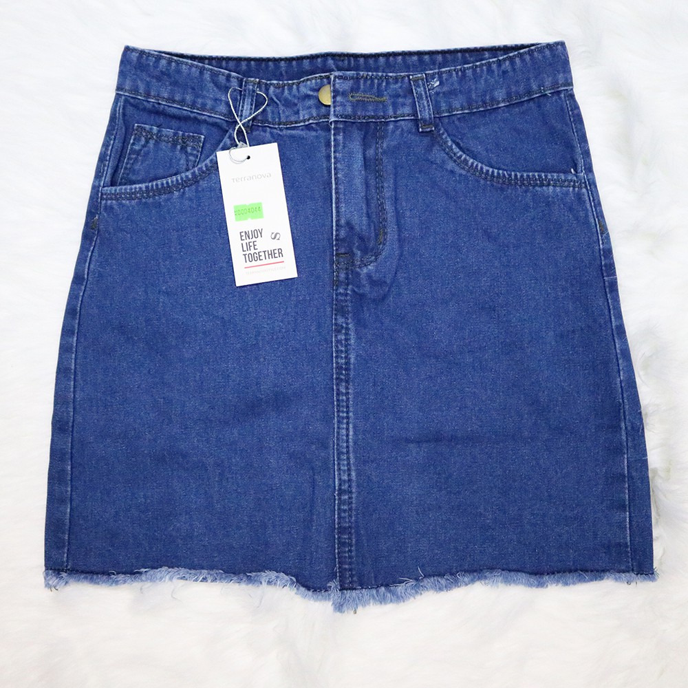 [ẢNH THẬT + VIDEO] Chân Váy Bò Chữ A Tua Rua OHS4044-45