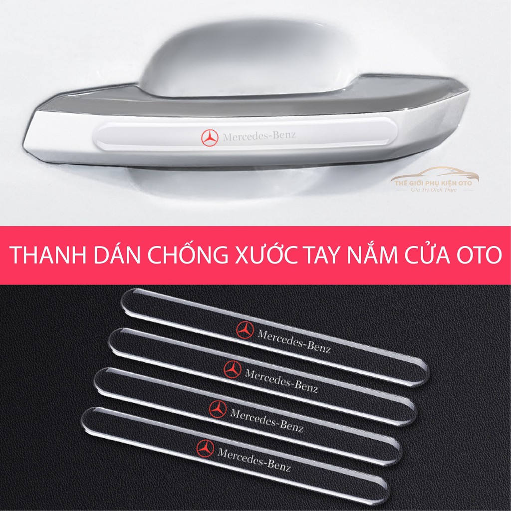 Bộ dán chống xước tay nắm cửa oto