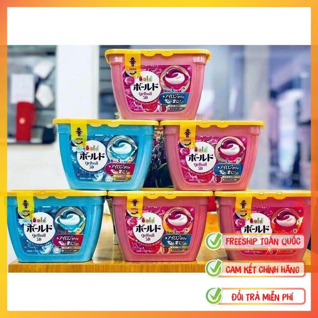 1 thùng 6 hộp Viên giặt xả 3D gel ball