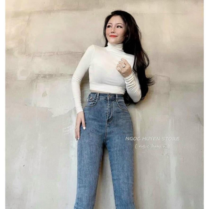 freeship quần jeans nữ cạp cao 3 khuy mẫu mới bán sỉ , _ ! *